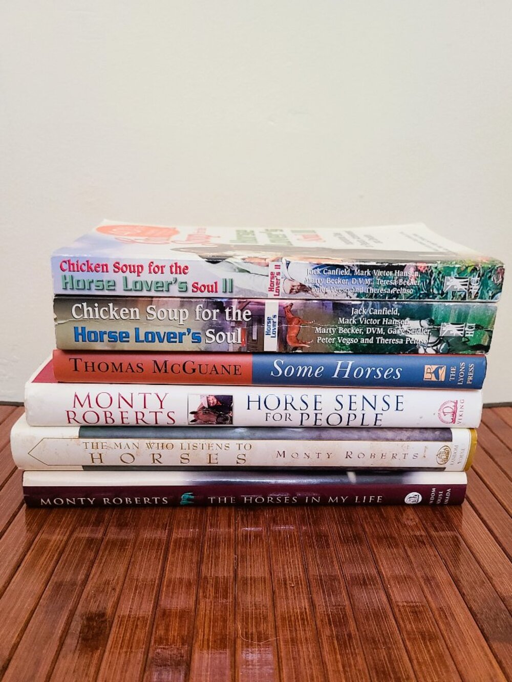 Six Books For Horse Lovers - Monty Roberts/Thomas McGuane/Horse Lover's Soul